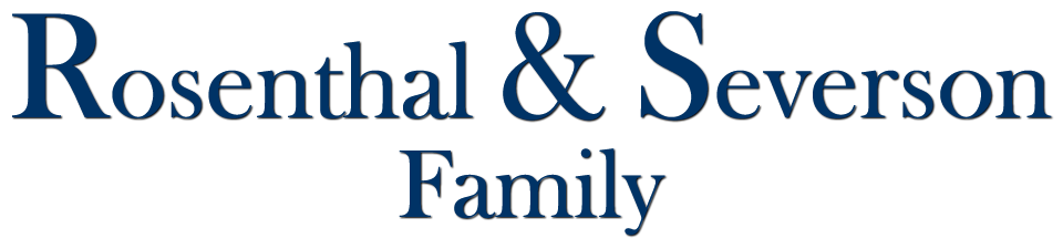 Rosenthal & Severson Family